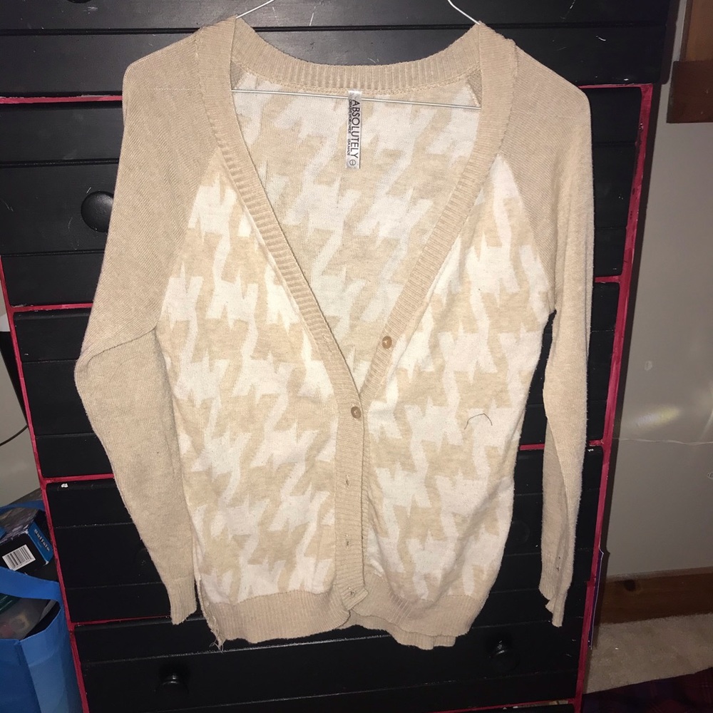 Houndstooth Cardigan